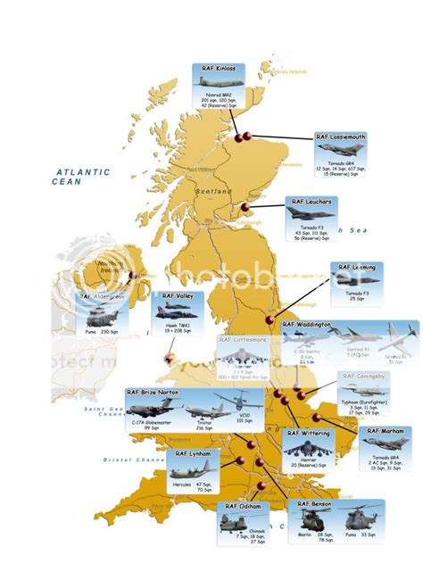 map of uk raf bases.